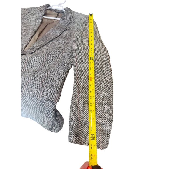 Vintage Kingsridge Mens Tweed Herringbone Blazer Sports Coat 100% Pure Silk - Picture 4 of 10